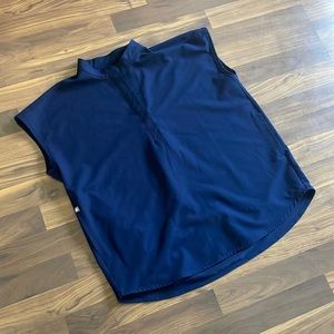 Figs Rafaela™ Oversized Scrub Top, Navy Blue, small